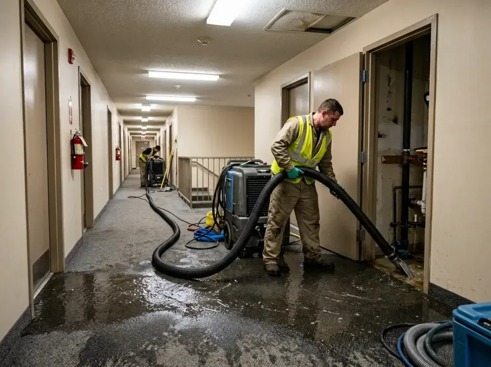 multi-unit-apartment-hallway-f-005 — frequently asked questions, Emergency Burst Pipe Water Extraction & Removal in Tutwiler…